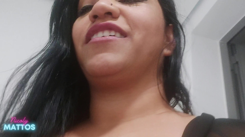 Nicoly Mattos: Frecher türmann, er kam auf meine kleinen muschi-haare!