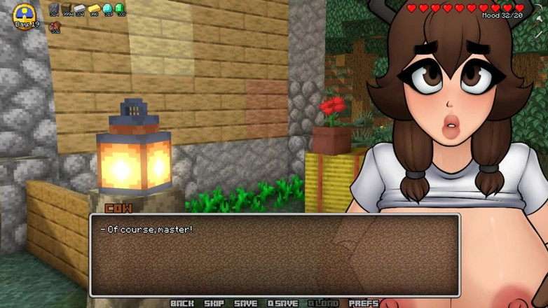 LoveSkySan69: Minecraft Nadržené řemeslo - Část 2 - Sexy cowgirl Make Ahegao a Strip od Loveskysanhentai