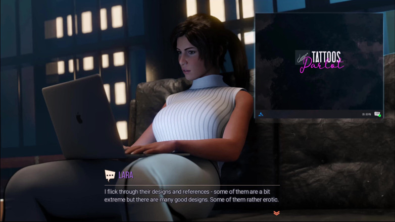 Kitty Gamer: Croft Adventures 1 Lara encontrou um gloryhole que ela entrou na...