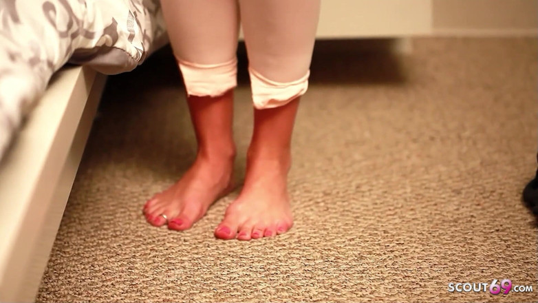 Full porn collection: Horny stepsister teen with foot fetish filmed having sexy lesbian...