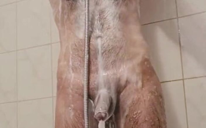 Arab hunk: Playing with My Cock in Shower #5