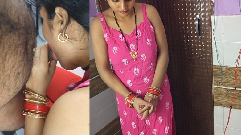 tannu: Menelepon teman suaminya di rumah, dia memuaskan dahaga memek merah...