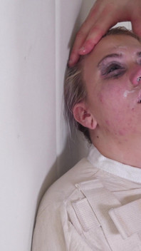 Straightjacket Wearing Teen Punished with Rough Anal Dirty ATM Over Her Pogo Stick