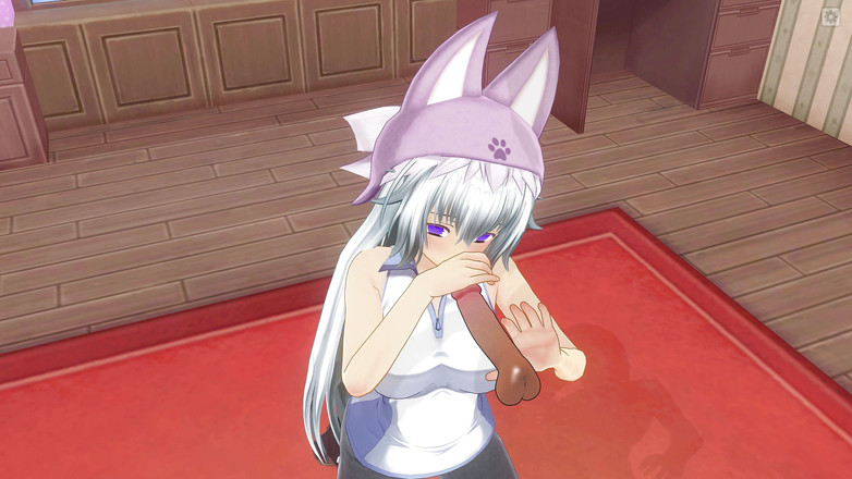 H3DC: 3D Hentai meia-irmã gentilmente masturba o pau do meio-irmão