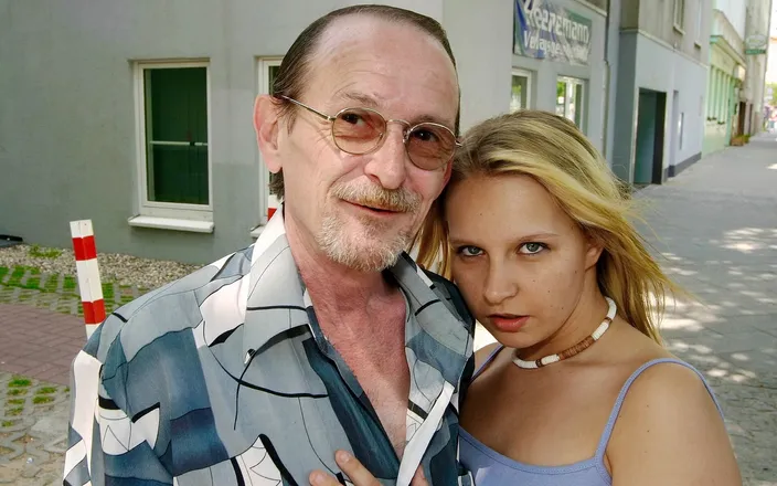 Sextermedia by Pete: Sexy Blonde Sucking Old Cock