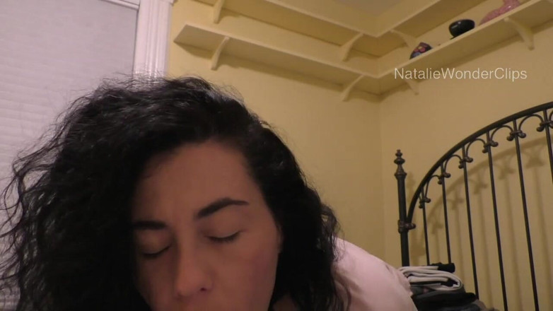 Natalie Wonder: While you were resting stepmom was waking up your cock