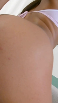 Excited Czech MILF Masturbating Her Wet Pussy with Silver Dildo
