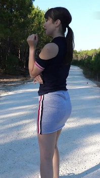 Lovely 18 Year Brunette Nude at Beach