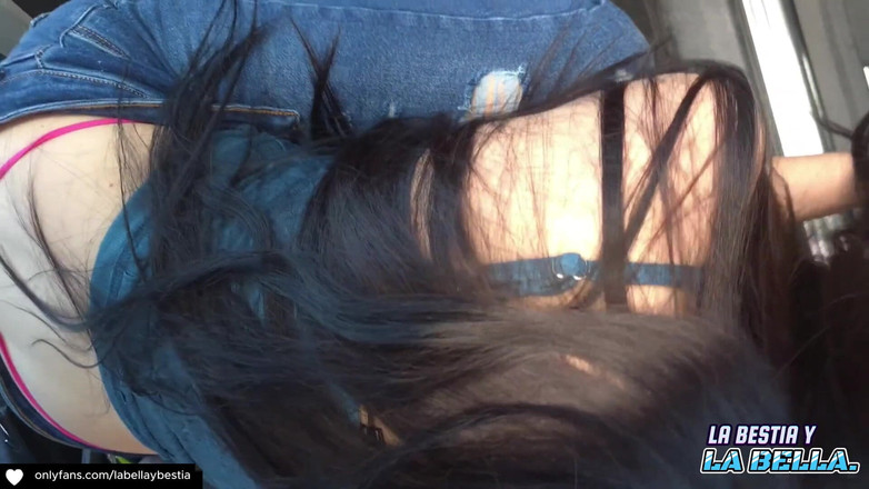 Labestiaylabella: Секс на свіжому повітрі в машині насичений анальний кремпай!