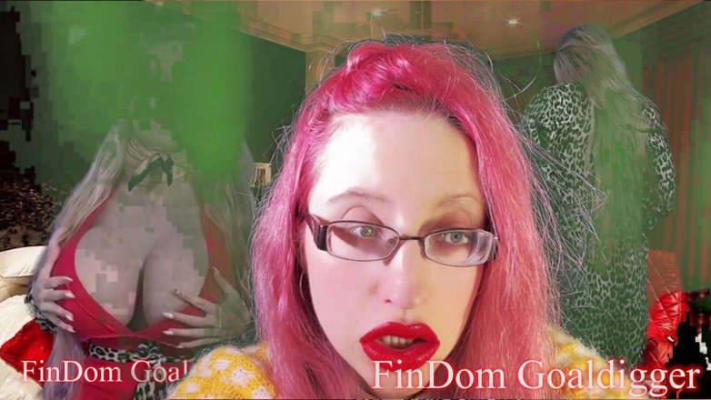 FinDom Goaldigger: Transformarea buzelor mari portocalii