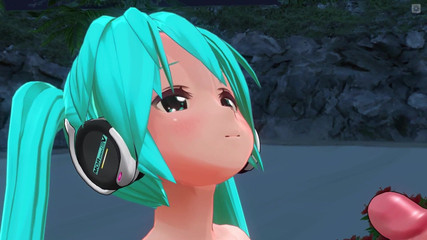 H3DC: 3D Hentai Hatsune Miku si diverte sulla spiaggia (parte 3)