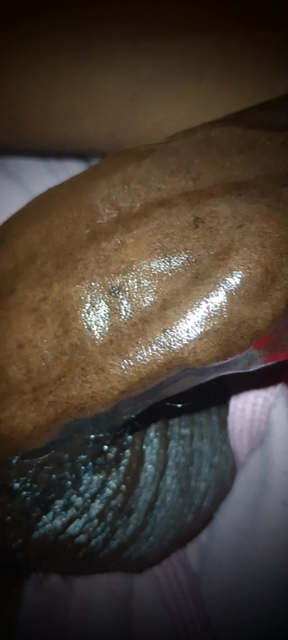 Chocolate Meat Stick: Chocolate Meat Stick - Jacking off His Big Black Dick with...
