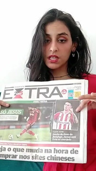 You're a Newspaper Slut JOI