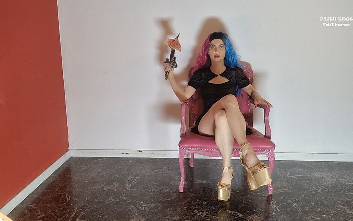 Faith Eros: Toe klepání ripoff - zkřížené nohy fetiš, ignorujte