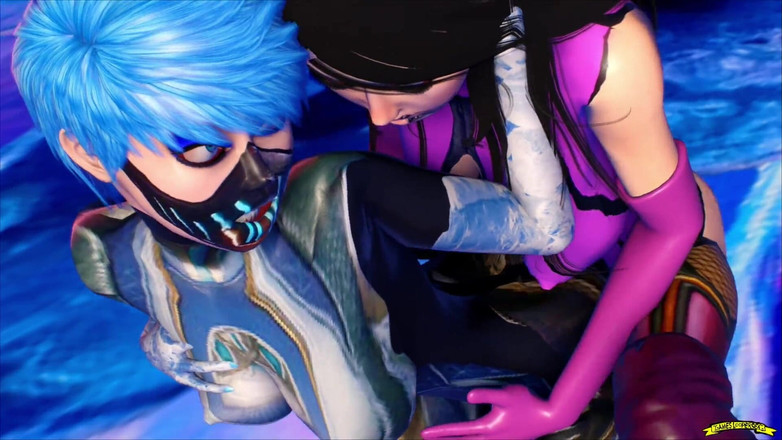 Gameslooper Sex Futanation: Futanari Cool Purple - Animatie