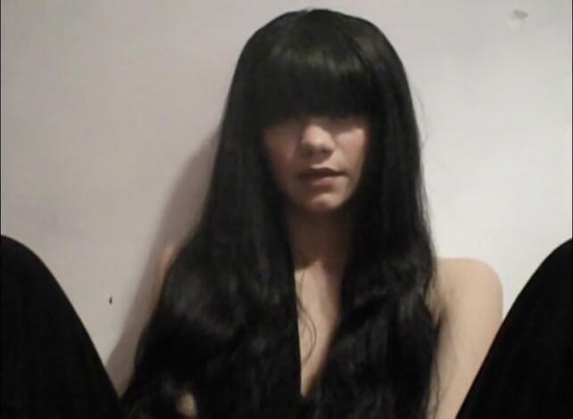 Femdom Austria: Long haired bitch smoking a cigarette
