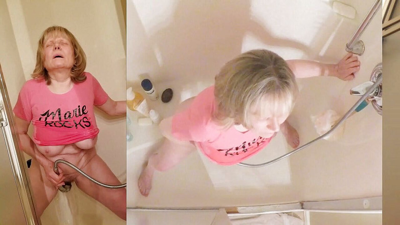 MarieRocks: Збудженій бабусі 66, і вона все ще гойдала в душі