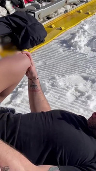 Sex Break Between the Ski Slopes