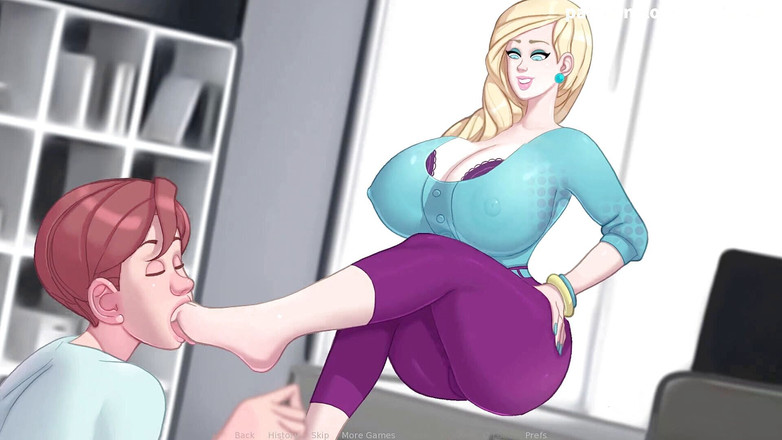 Hentai World: セックスノートは足を吸う