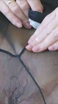 Creampie Punto Di Vista Scopata Dopo Aver Scopato Un Dildo E Succhiato Un Altro Con I Collant Strappati