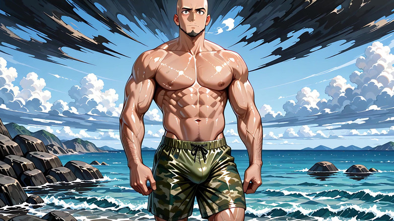 Erotic Man: Ai porno mięśni mężczyźni mix softcore wypukłości