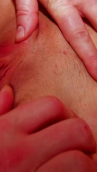 Cute teen gets both holes filled with cock