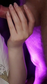 Mary Sucks Cock Close up and Gets Cum on Face