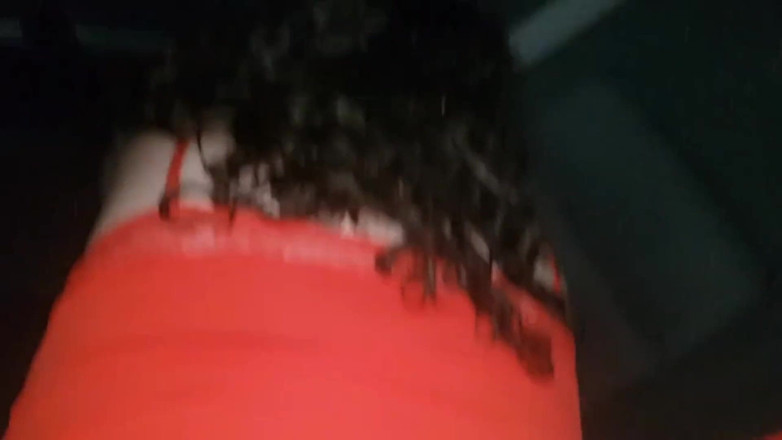Real homemade BBW BBC porn: BBC Pounding My Ass Back Sit of My Car