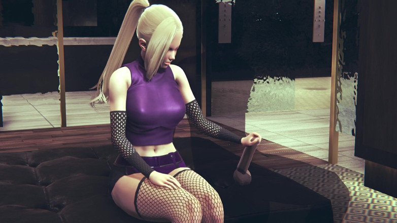 Waifu club 3D: 이노 야마나카가 묻자 자지를 따먹을거야