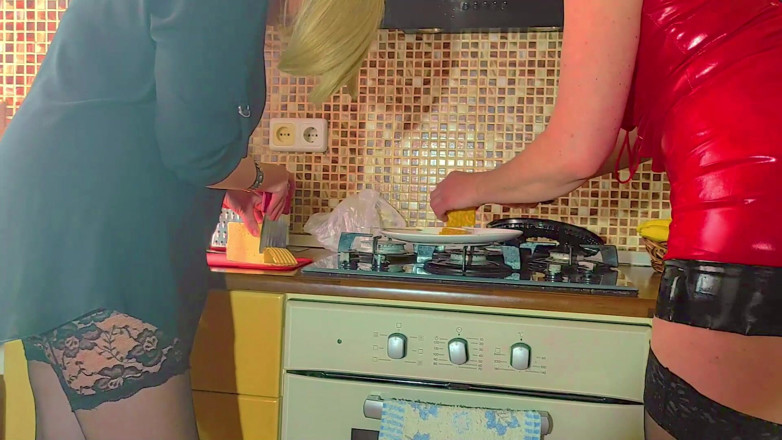 Natali-Alisa: Two Sluts Dominate a Male Slave