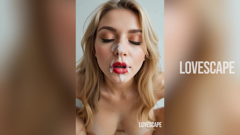 Lovescape: Орал для блондинки в гэнгбэнге