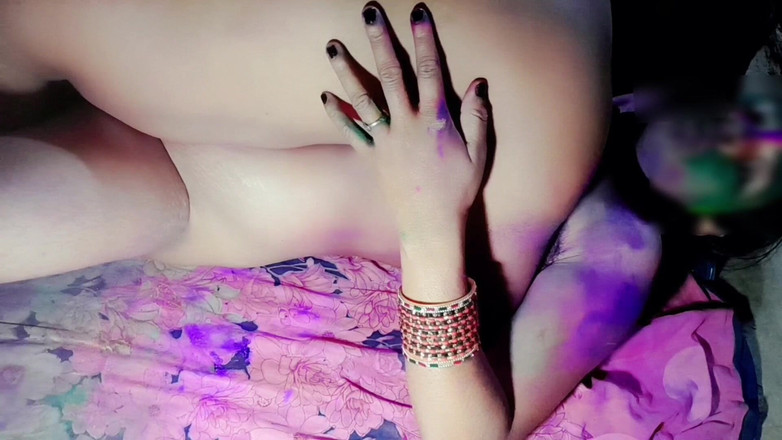 Renudbf: Heißes indisches desi-paar holi spezielle romantik hindi audio