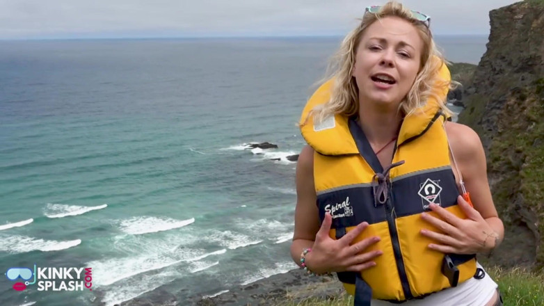 UKCuteGirl Lucy Lauren: Lifejacket joi edge azdırma