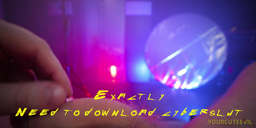 YourCuteEvil: Downloaded cyber slut for jerking off, cyberpunk 2077, 4K