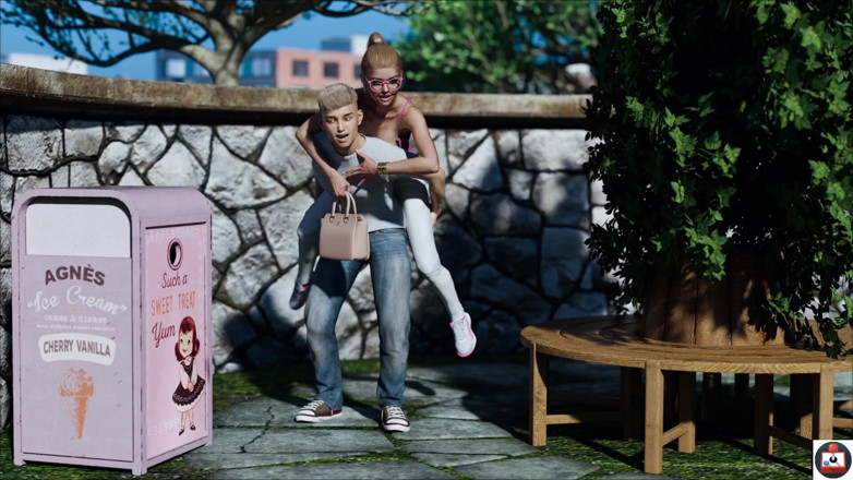 Joystick Cinema: Time Stamps - Juli's Park BJ - Scene