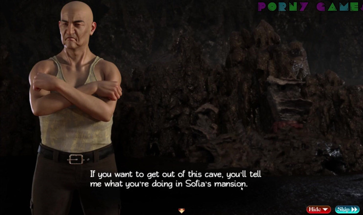 Porny Games: Treasure of Nadia - Threesome on a cave (2/4)