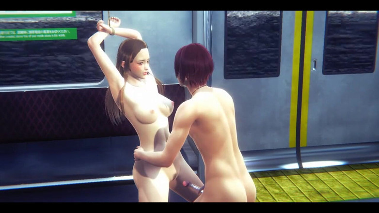 HentaiTubes: Hentai tanpa ditapis - seks di kereta api bawah tanah - Permainan...