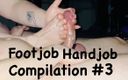 Zsaklin&#039;s Hand and Footjobs: Footjob Handjob Compilation Part 3