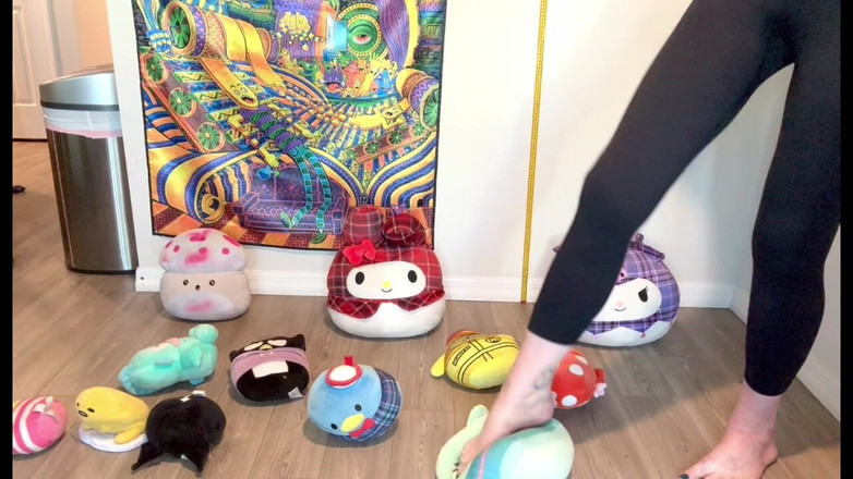 Peppermint Giantess: Plushie Stomp - velikost 16 nohou Stomping plněné hračky kolekce