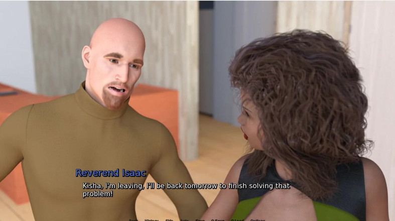 XXX Games Bunk: Laura Lustful Secret - Gameplay - Roleplay - Kisha Pleases Priest in Her...