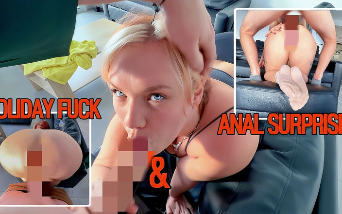Anja Amelia: ホリデーのセックスとアナルサプライズ!