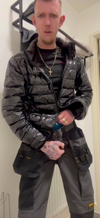 Scally Chav Going for Piss