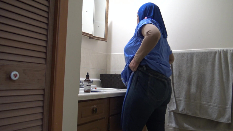 Souzan Halabi: Arabský muž šuká tureckou manželku zezadu v kuchyni - turecký turbanli sex