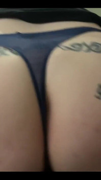 Teasing Rods locked cock with my ass