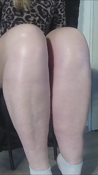 Sexy Blond Wearing Socks.