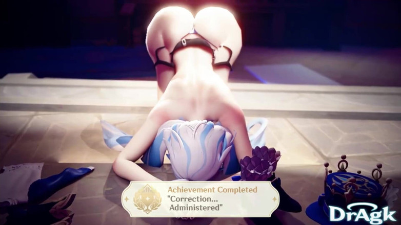 DrAgk: Furina genshin impact compilation 3D Hentai dragk animazione Aether neuvillette
