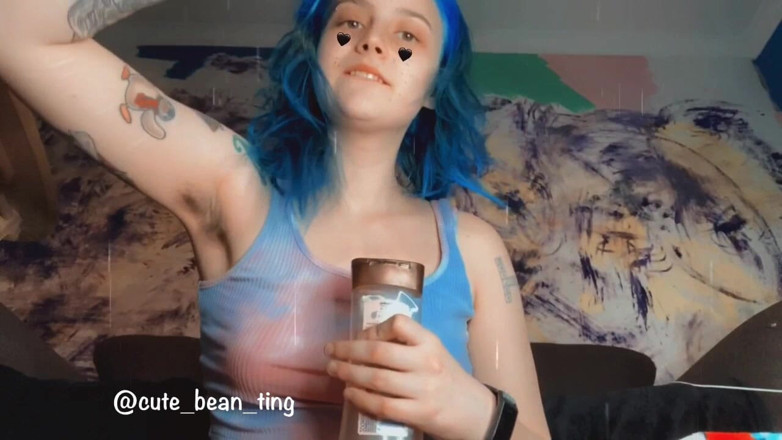 Alice Bean: 털이 무성한 겨드랑이에 기름을 싸기