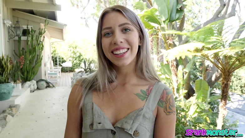 Spankmonster: Teen Naughty Neighbor Chanel Grey Magically Delicious Pussy Creampie