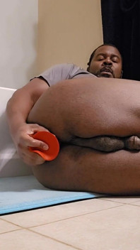 Watch Me Fuck My Black Ass with a Dildo