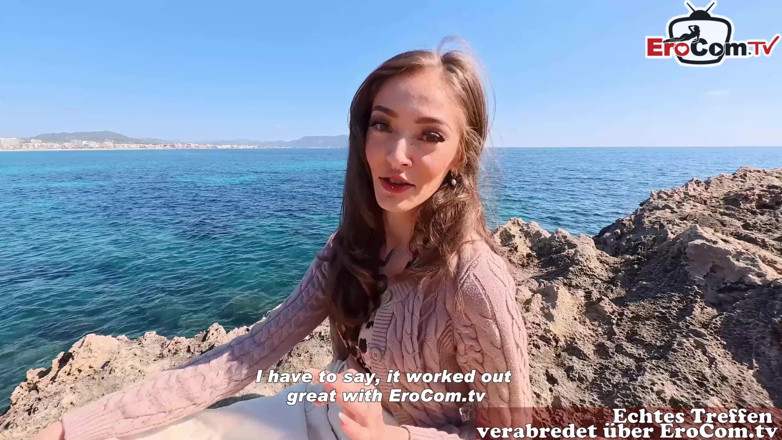 EroCom: Niemiecka nastolatka turystyczna Becky California Odebrać faceta na święta jebanie